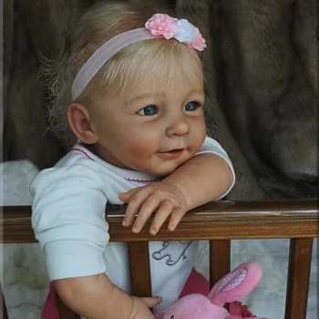 17 Inča Mala Lisa Реборн Lutka Komplet Za Novorođenče Oblika Prazne Neobojeni Ili Obojeni Dijelovi Lutke u nesastavljeni