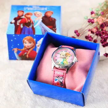 Disney boji dječji sat u uokvirenim fin crtani sat za dječake i djevojčice smrznuto Mickey Mouse princeza lutka igračke Kvarcni sat
