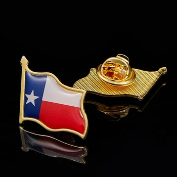SAD Texas Leptir Šaren Isječak Zastava Rever Pin Broš Ikonu Patriotizam