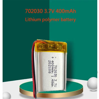 Visoka kvaliteta 3,7 U 702030 400 mah litij-polimer baterija baterija baterija baterija baterija za DIY GPS oprema za PSP DVR daljinski upravljač neradnik ljepota alat