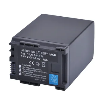 1 kom 2900 mah BP828 BP-828 BP 828 Litij-ionska baterija za Canon HFM300 HFM30 HFG30 HFG10 HFM40 HFM400 HFS30 HF20 HG20 G30 G40 XA20 XA25