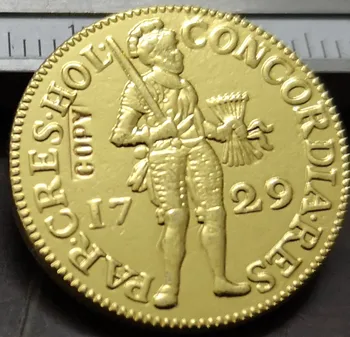 1729 Nizozemski Republika (Holandija) 1 Дукаат Zlatni Primjerak Rijetke kovanice
