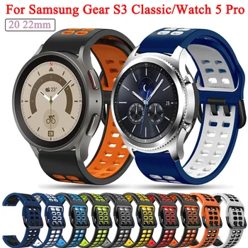 20 22 mm Pametni Sat Remen Za Samsung Galaxy Watch 5 40 44 mm/S3 Klasični Silikonska Narukvica Sat 4 Klasična 42 46 mm Narukvica