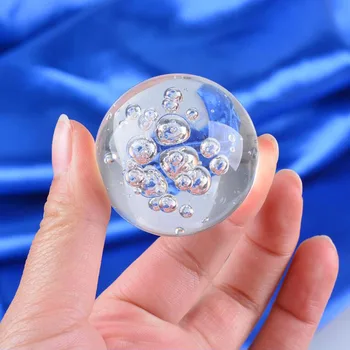 3/4 cm Prozirno Staklo Mjehurić Loptu Feng Shui Čarobni Kristalna je kugla Spavaća soba Stolni Home Dekor Dekoracija Figuras De Cristal Decorativas