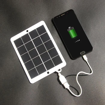 3 W 5 U USB Solarni Panel za Mobilni Telefon Solarni Punjač Generator Power Bank Vanjska Solarni Punjač za iPad Alati za Područje Punjenja