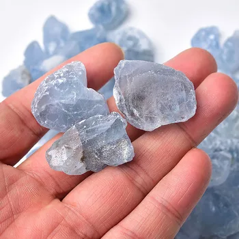 50/100 g Neobrađeni Plava Целестит Neobrađeni Kamen je Prirodni Kvarcni Kristal Reiki Ljekovita Energija Dragulj Minerale Uzorak