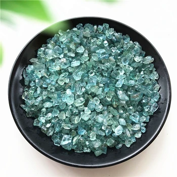 50 g Plavog Апатита Prirodni Kvarcni Kristal Grubo Poljski Uzorak Šljunka Tibetanski Prirodnog kamena i Minerala