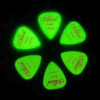 Alice Sjajni neurotransmitori za gitaru Fluorescentna Akustične, električne 0,58 - 1,5 mm Sjaj u tami - 6 kom. u pakiranju