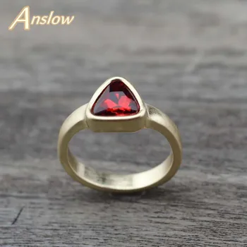 Anslow 2019 Kreativni i Originalni Dizajn Moderan Trokutasti Crystal Vjenčanja Vjenčani Donje Prsten Ženski Nakit Pribor LOW0003AR