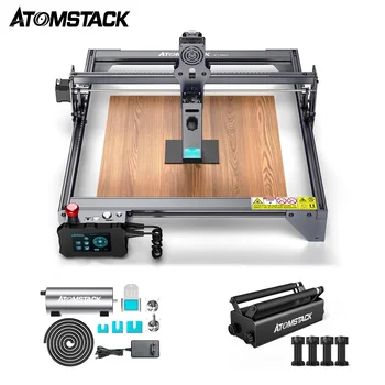 ATOMSTACK X7 Pro + F30 AIR Assist Kit + R3 Valjak 50 W Dual Laser engraving Za Graviranje Metala, Akril, Drvo, Маркировочный Pisač CNC