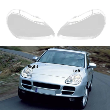 Auto lampe u obliku Školjke Abažur Prozirni Poklopac Objektiva Poklopac Svjetla Za-Porsche Cayenne 2005 2006