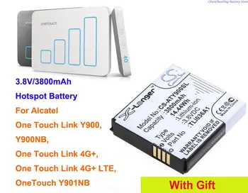 Cameron je Sino 3800 mah Baterija TLi036A1 za Alcatel One Touch Link 4G +, 4G + LTE, Y900, Y900NB