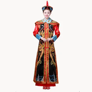 Haljina je Kraljica Carica Igra Dinastije Qing Kostim Za Odrasle Žene Kineska tradicionalna Odjeća i Odijelo Nastupa Izravna Dostava