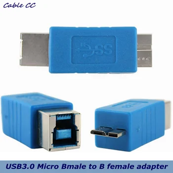 High-speed USB 3.0 B ženske i mikro muški i ženski adapter za hard disk kutija skener printer adapter