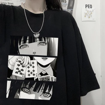 Japanski Anime Majice Kakegurui, Cosplay, Košulja Sa Kratkim Rukavima, Svakodnevne Ljetne Majice u Stilu Харадзюку, Hip-Hop, Majice vrhunske Kvalitete, Camiseta