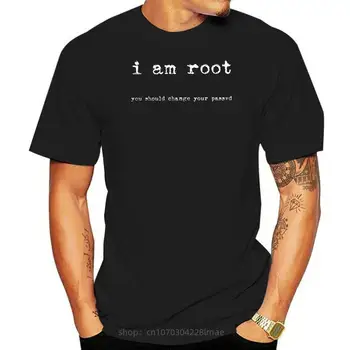 Kaus Saya Root untuk Pria Kaus Katun paragon hotel & residences Kaus Ubuntu Command Line Linux Unix Hakiranje Kaus Lengan Pendek Pakaian Grafis