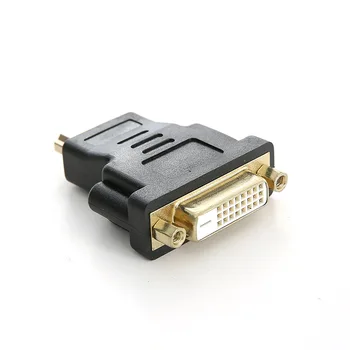 Konverter DVI na HDMI Adapter kompatibilan Priključak DVI 24 + 5 Ženski Adapter je Pretvarač 1080P HDTV Projektor Monitor