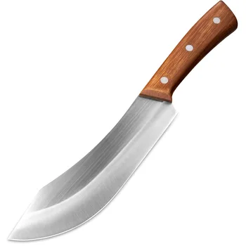 Kovana trodijelna Nož Za Rezanje Mesa, Kuhinjski Nož, Oštar Nož, Oštar Kuhinjski Nož Od Nehrđajućeg Čelika, Kuhar Nož, Lovački Nož