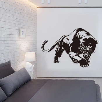 Kreativni Divlji Leopard Životinja Naljepnica Na Zidu Tigar Naljepnica Na Zidu Umjetničkih Slika Home Dekor vinil PH237