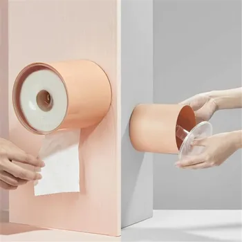 Kreativni Vodootporan Cilindrični Držač Za Toaletni Papir u Hotelu, Genetika Dnevni boravak, Kupatilo, zidni Plastični Roll Proizvodnja Kutija