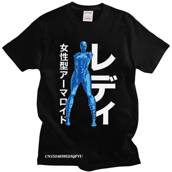 Lady Armaroid Za Muškarce Camisas Za Muškarce Svemirska Avantura Kobra T-Shirt, Anime, Manga Majica Premium Pamučna T-Shirt Svakodnevno Navijača Vintage Poklon