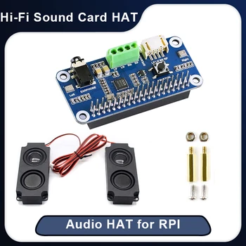 Malina Pi 4 Hi-Fi Zvučna kartica HAT WM8960 Stereo Kodiranje Dekodiranje Zvučnika za reprodukciju glazbe Besplatno za RPI 4B 3B + 3B Zero