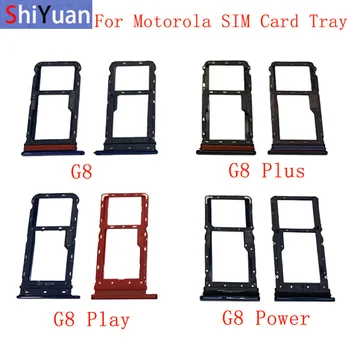MicroSD memorijske kartice ležište Za SIM Kartice Dijelovi Utor Za SIM karticu, Držač Za Motorola Moto G8 G8Plus G8Play G8Power Rezervni Dijelovi