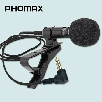 Mini Prijenosni Петличный Mikrofon PHOMAX 3,5 mm Stereo 1,5 m/3 m Žični Audio Mikrofon Za Prijenosna RAČUNALA Glasan Zvučnik za Mobilni Telefon