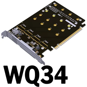 Naknada za proširenje ADT pci-e za m2 za M. 2 SSD NVME array karticu pcie x16 Split WQ34