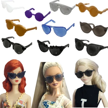 NK Službeni 10 Kom. Šarene Plastične Naočale Za 1/6 BJD Pribor Sunčane Naočale Za Lutke Barbie Dekoracija dollhouse Dječja Igračka