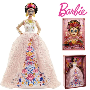 Novi Model Lutke Barbie Igračke GNC40 Lutke Meksiko Dan Smrti Barbie 2020 Dia Муэртос Lutka Kolekcionarska Izdanje Igračke Darove Za Djevojčice
