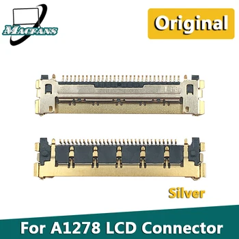 NOVI Originalni A1278 LCD konektor za 2012 MackBook Pro Retina A1425 A1398 A1502 Kabelski priključak zaslona Srebrne boje Na matičnoj ploči