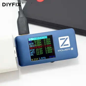 Power-Z FL001 USB PD Tester, Type-c PD QC 3,0 2,0 Brzi Punjač Napon Pulsirajuce Struje Dual-Type-C Voltmetar Power Bank Detektor
