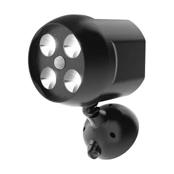 Senzor Pokreta Led Svjetla Vodootporan Ip65 Vanjska Svjetla S Baterijskim Napajanjem Sigurnosne Svjetiljke Za Zidnu Vrt Kolnim Prilazom Cool White N18
