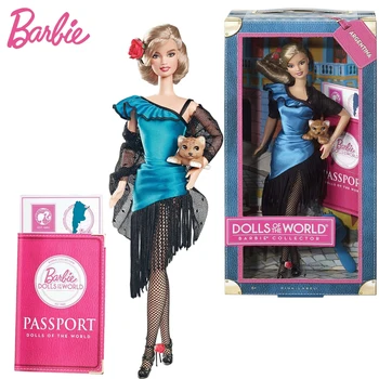 Serija Barbie World Pop Argentinski Miss Svijeta Barbie Pop Kolekcionarska Izdanje Igračke Barbie Za Djevojčice Kolektori Na Dan Rođenja Collectible