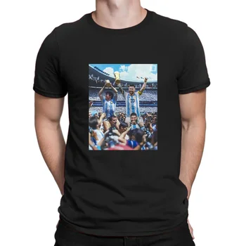 Sjajna majica Оверсайз Messi Maradona Argentina Prvak svijeta 2022 Essential Muška Cool Crna majica S grafičkim uzorcima Uličnu odjeću S-3XL