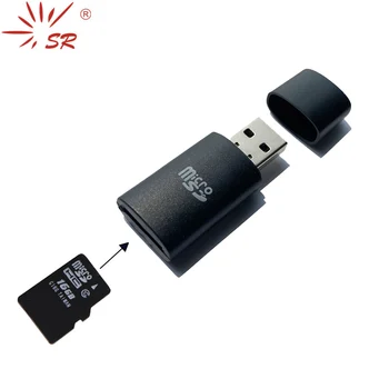 SR Mat Štene 4 Boje USB čitač kartica 2,0 Adapter za Flash-Drive za Tablete, Prijenosna računala Podrška za Micro SD TF 64 GB memorijske Kartice