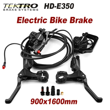 Tektro E350 Električni Bicikl Hidraulične Kočnice Prednje-Stražnje 900 mm/1600 mm eBike Disk Kočnice Poluga za Isključivanje 180 mm Rotora Dvostruki Klip