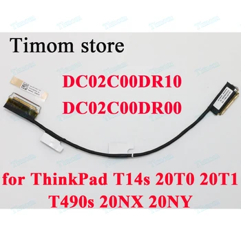 za ThinkPad T490s 20NX 20NY T14s 20T0 20T1 LCD zaslon EDP Kabel FHD bez dodira Amphenol 01YN276 01YN277 01YN278 DC02C00DR10 DC02C00DR00