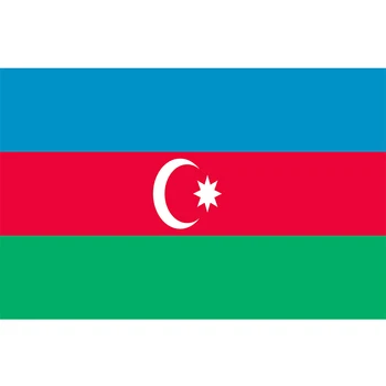 Zastava Azerbejdžana Yehoy visi 90* 150 cm Za Ukrašavanje