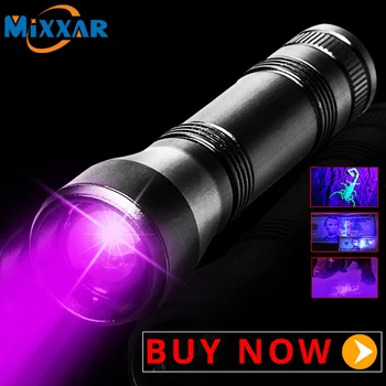 ZK50 Led UV Svjetiljku 18650 395nm Ultraljubičasto Svjetlo T6 Svjetlo Ljubičasta Punjiva Zoom Crna Svjetla Detektor Mrlje od Urina Kućne Ljubimce